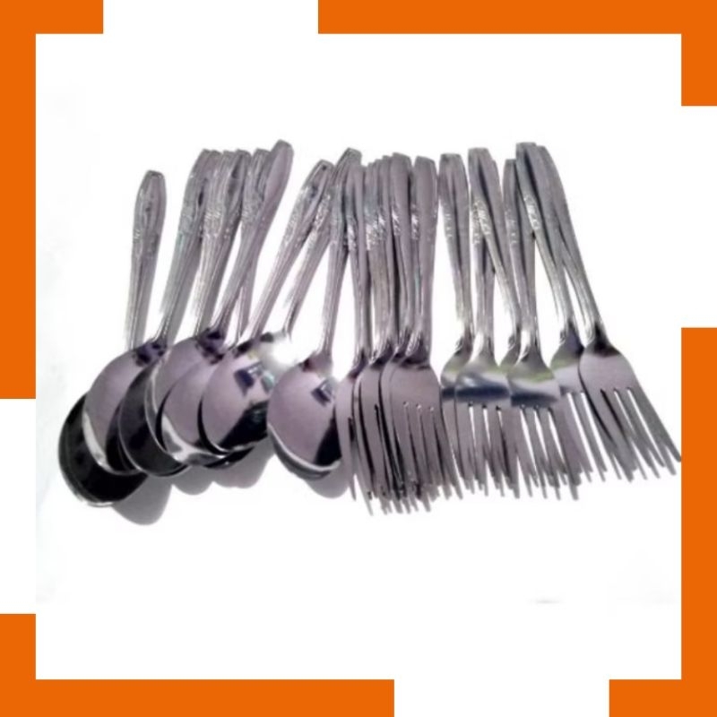 1 LUSIN Sendok Makan GSF G-303 / Garpu Makan Stainless GSF G-313