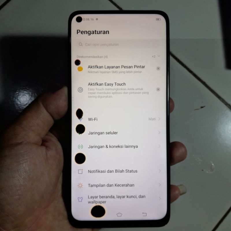 LCD ORIGINAL CABUTAN VIVO Z1 PRO CUMA ADA TOMPEL  KAYA DI GAMBAR YG LAINNYA AMAN