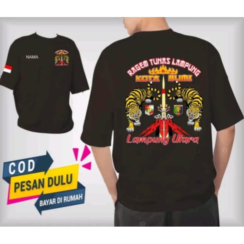 KAOS PRIA DISTRO ORIGINAL 100% II ANAK RANTAU LAMPUNG UTARA