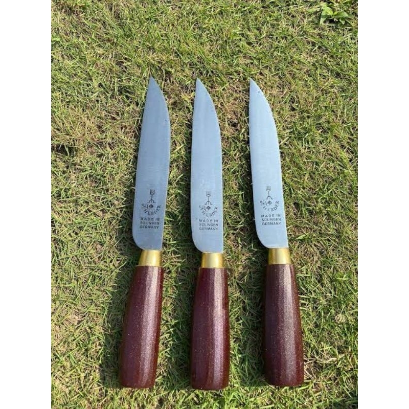 PISAU BERBURU MODEL HERDER PB 17CM LB 3CM TB 3MM BAHAN KLEP KAPAL ASLI TANPA CAP