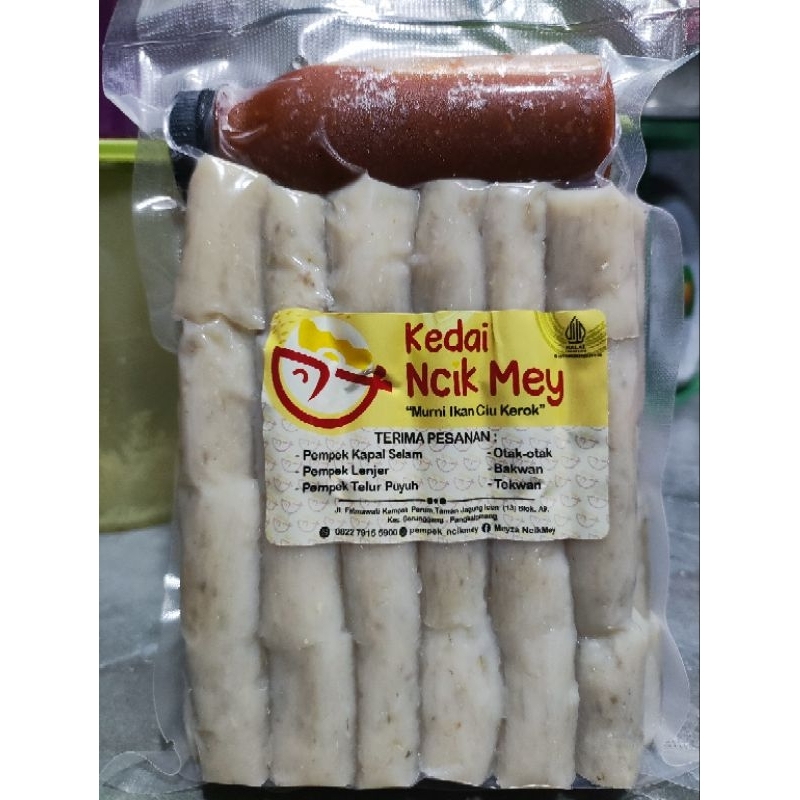 

Otak otak rebus ikan Ciu (Selar) isi 50butir