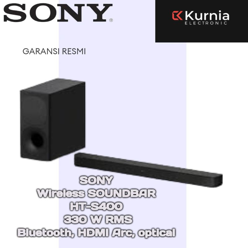 SONY SOUNDBAR HT-S400/HT S400 Wireless Bluetooth