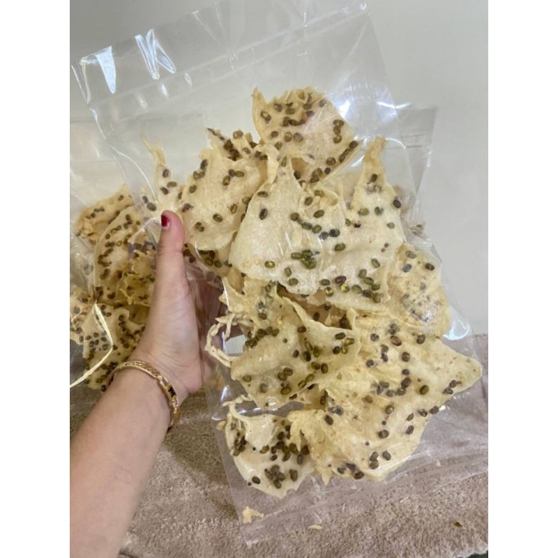 

Peyek Tumpi 150gr Peyek Kacang Hijau Rempeyek Tumpi