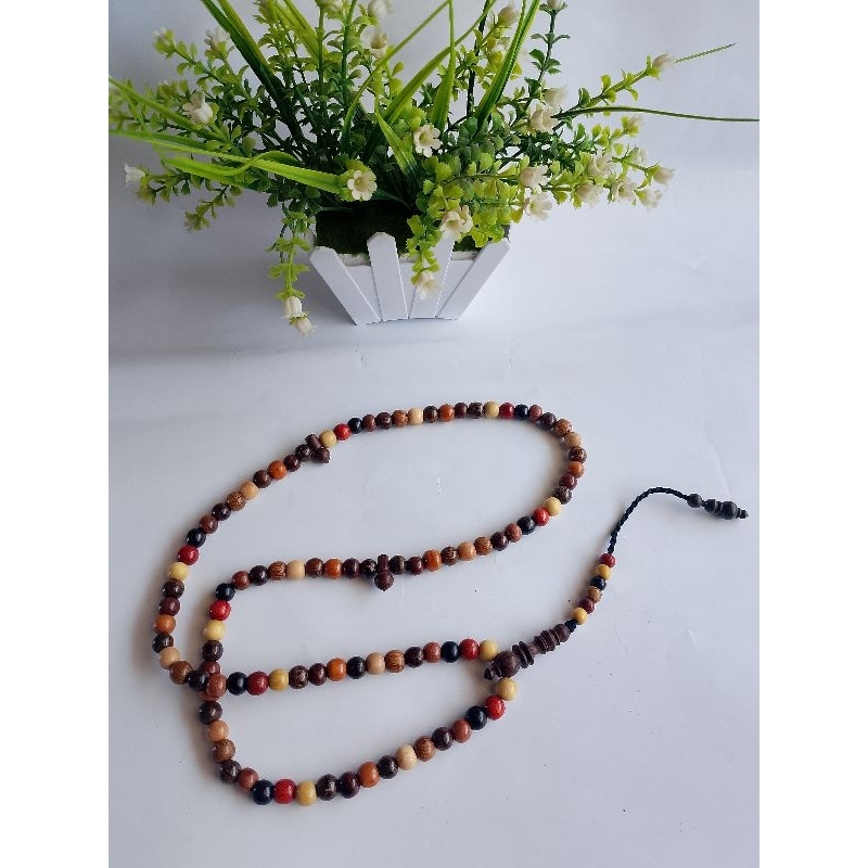 kalung tasbih kombinasi/warna warni 99 butir