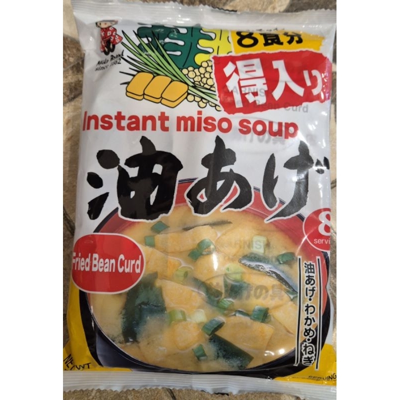 

Sup Miso Tahu Goreng MIKO MIYAKASA Fried Bean Curd Instand Miso Soup 176g - RM.