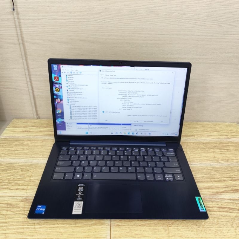 Laptop Second Lenovo Ideapad Slim 3 Core i5-1135G7 Ram 8gb Ssd 512gb Fhd