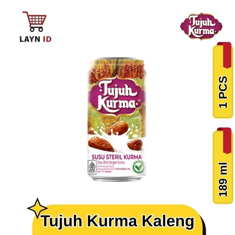 

Susu Steril Tujuh Kurma 189ml - Perpaduan dari Kebaikan Susu dan Manfaat Kurma