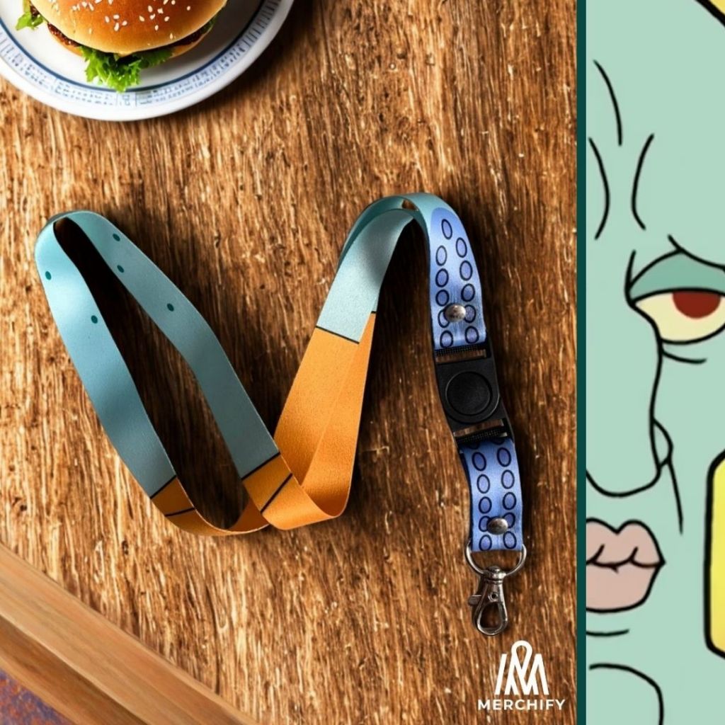 

Lanyard SQUIDWARD Spongebob Merchandise Tali ID Card (unofficial)