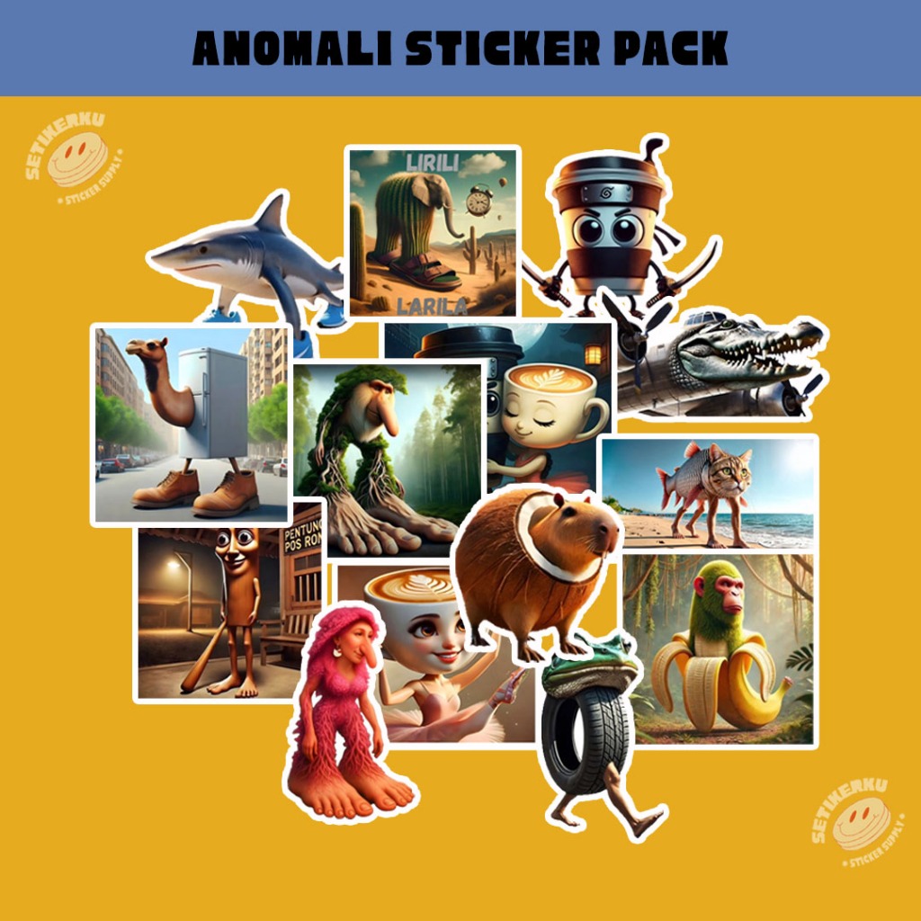 

Anomali Sticker Pack A6 (14pcs)