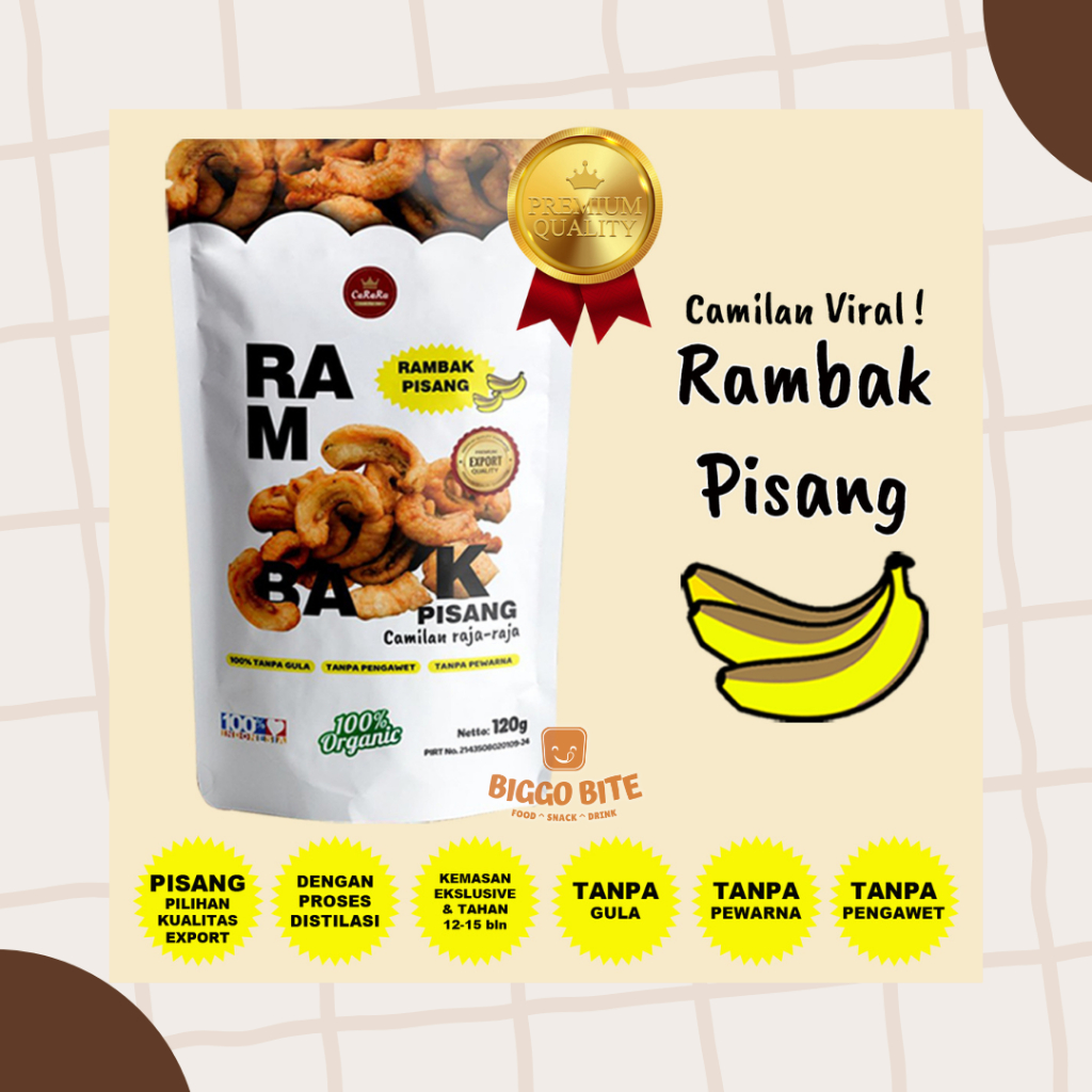 

Carara RAMBAK PISANG 120 Gram