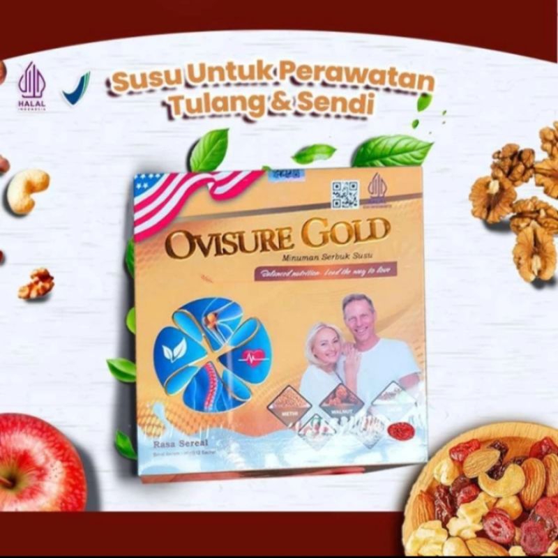 

OVISURE GOLD SUSU VITAMIN PEREDA NYERI SENDI TULANG DAN OTOT BPOM