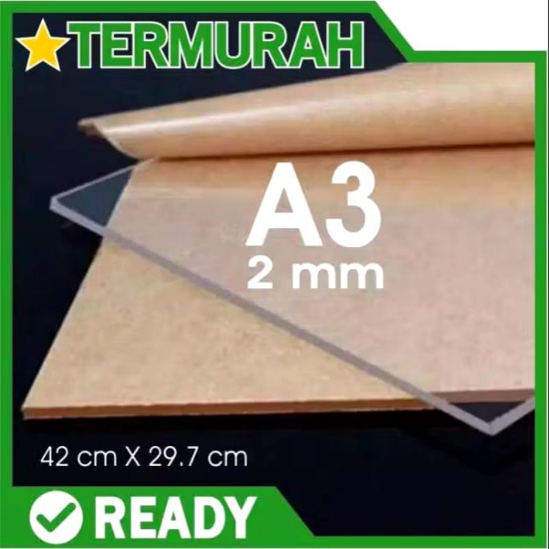 

Akrilik lembaran 2mili ukuran A3