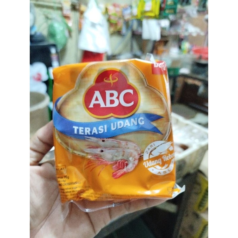 

Terasi Udang ABC 1 pak isi 20 sachet