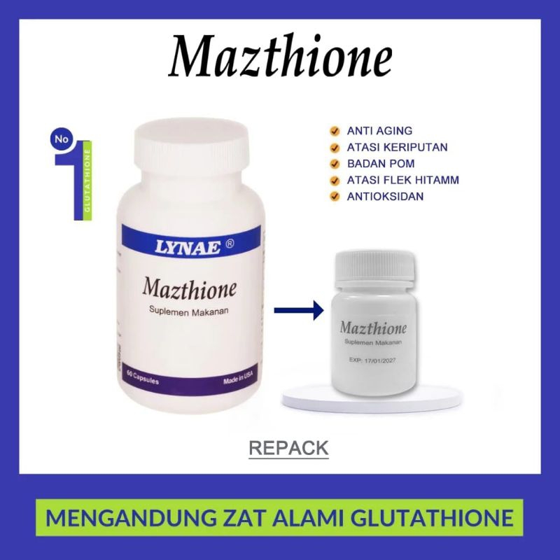 Distributor mazthione || mazthione original || mazthione asli original 100% - 60 kapsul