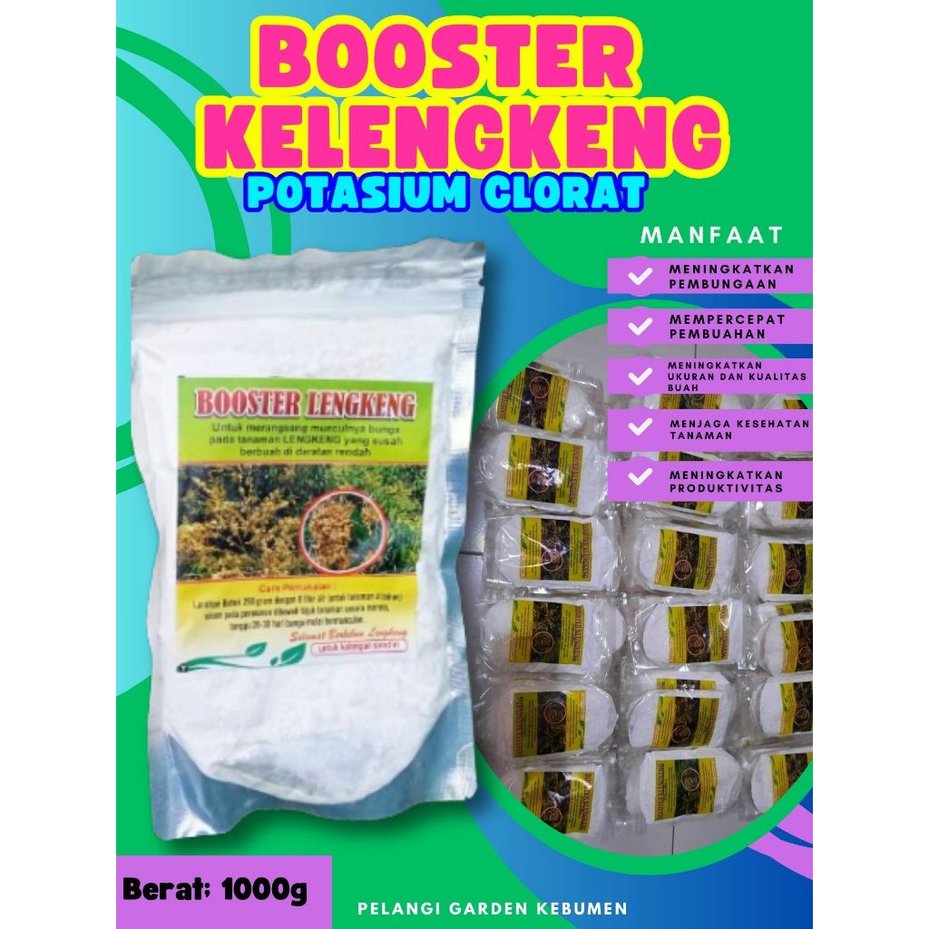 TERLARIS ! Booster Kelengkeng Murni 1Kg, Booster Kelengkeng Merah, Booster Kelengkeng Matalada Berbu