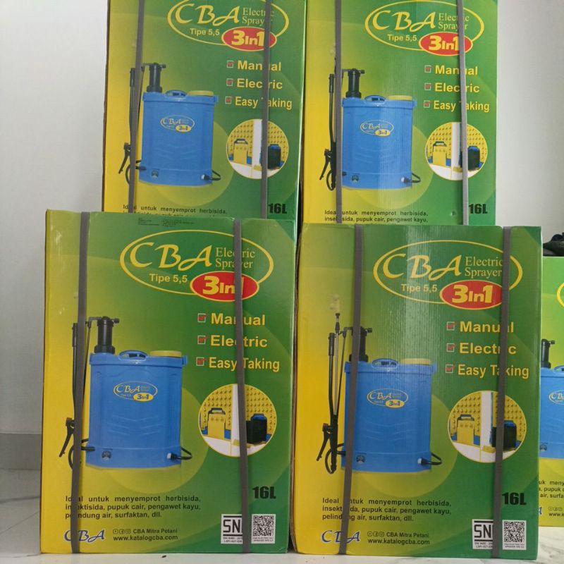 Sprayer Elektrik CBA tipe 5 dan tipe sprayer elektrik tipe 4 16 Liter