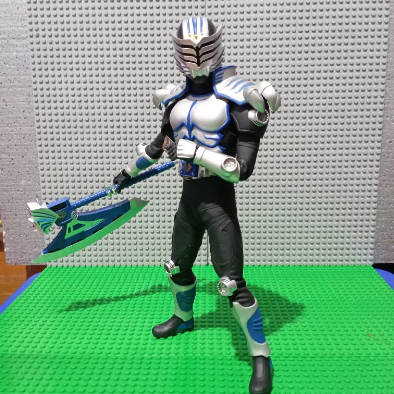 Kamen Rider Ryuki series Kamen rider Taiga / Masked Dragon knight BIG Figure AXE Collection Toy JP 3