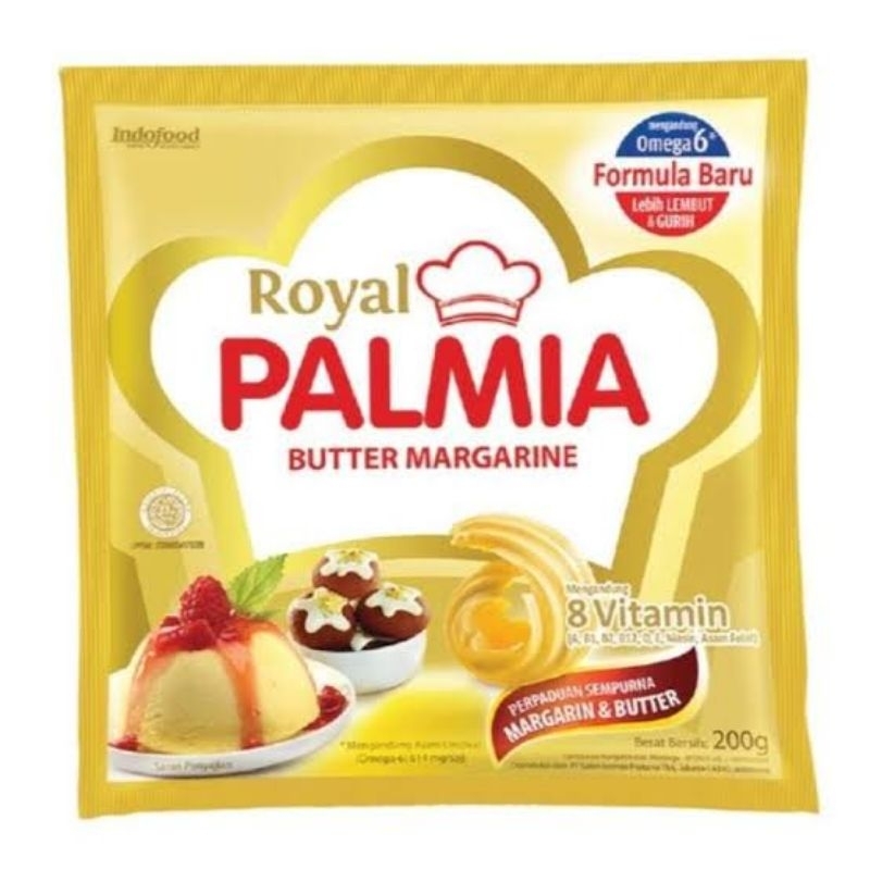 

Palmia Royal Butter Margarine 200gr (PAKET ISI 4 PCS)