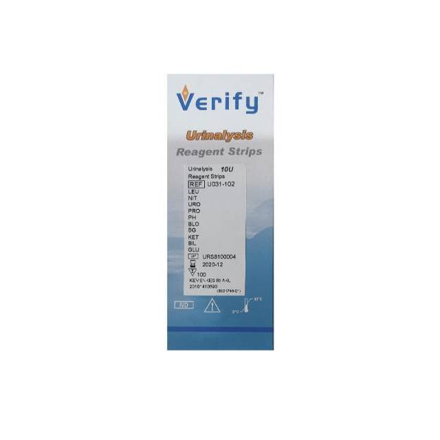 Dipstik Strip urine 10 parameter Verify
