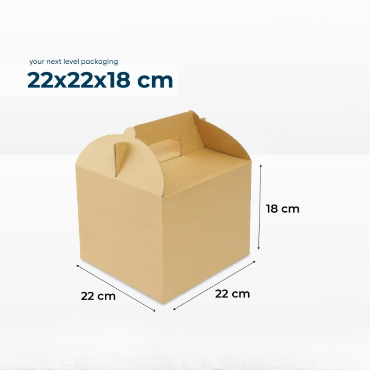

5 Pcs Box Jinjing Parcel Sembako Kardus Kotak Packaging Hampers Ukuran 22x22x18 cm