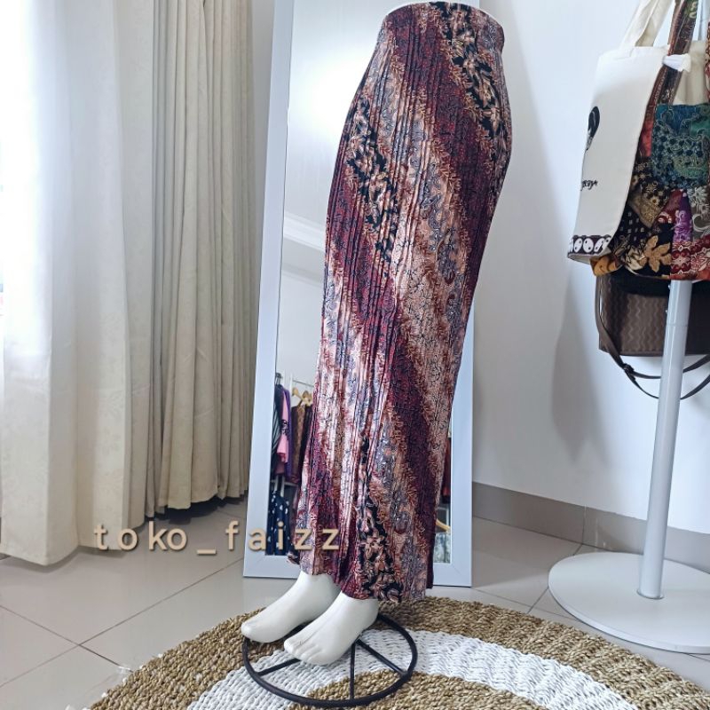 Rok Batik Plisket/Rok Batik Modern/Rok Batik Murah/Rok Batik Jumbo/Rok Plisket Jumbo/Rom Wisuda/Rok 