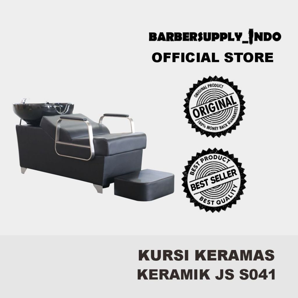 KURSI KERAMAS WASHBAK KERAMIK HITAM JS - S041