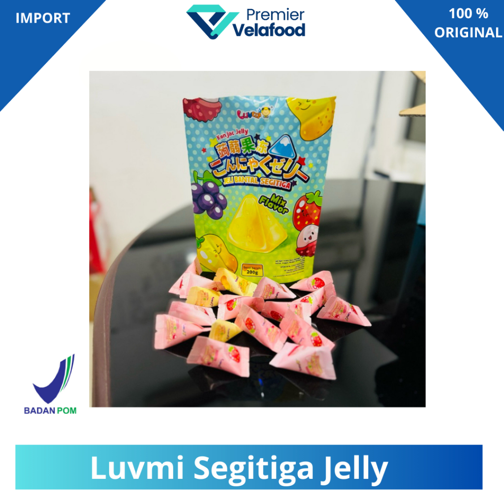 

[ LUVMI ] JELLY SEGITIGA ANEKA RASA | JELI AGAR ANEKA RASA | MANGGA | JERUK | NANAS | ANGGUR | BLUBERI | STROBERI | LECI |