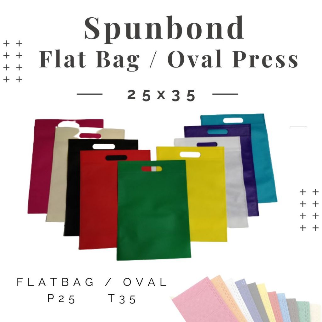

Harga PER KODI Pahe ( PAket HEmat ) Goodie Bag Oval uk 25x35 70gsm/ tas spunbond