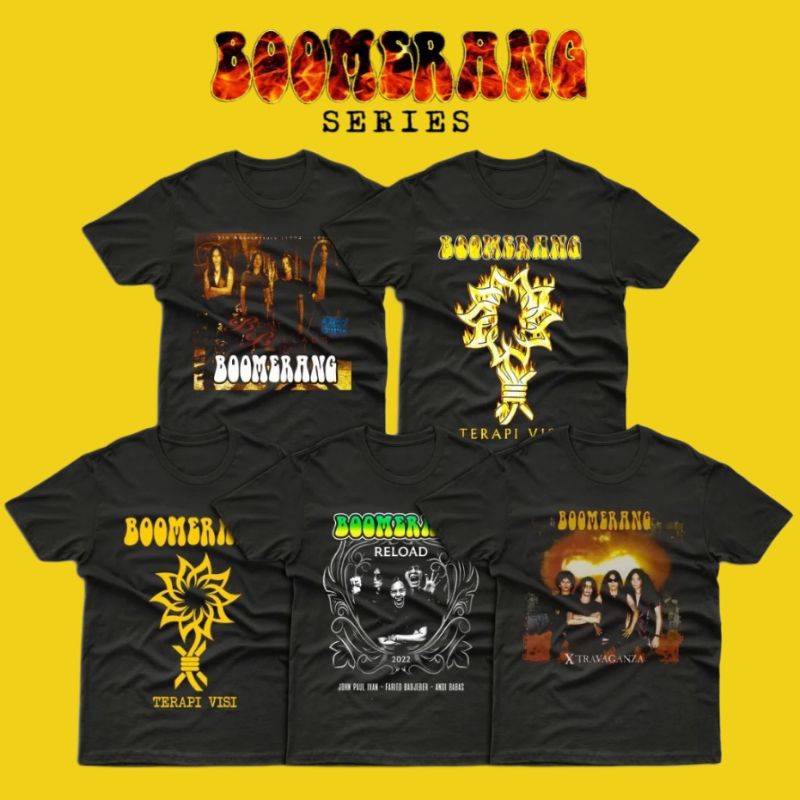 KAOS BAND BOOMERANG // TSHIRT BAND BOOMERANG
