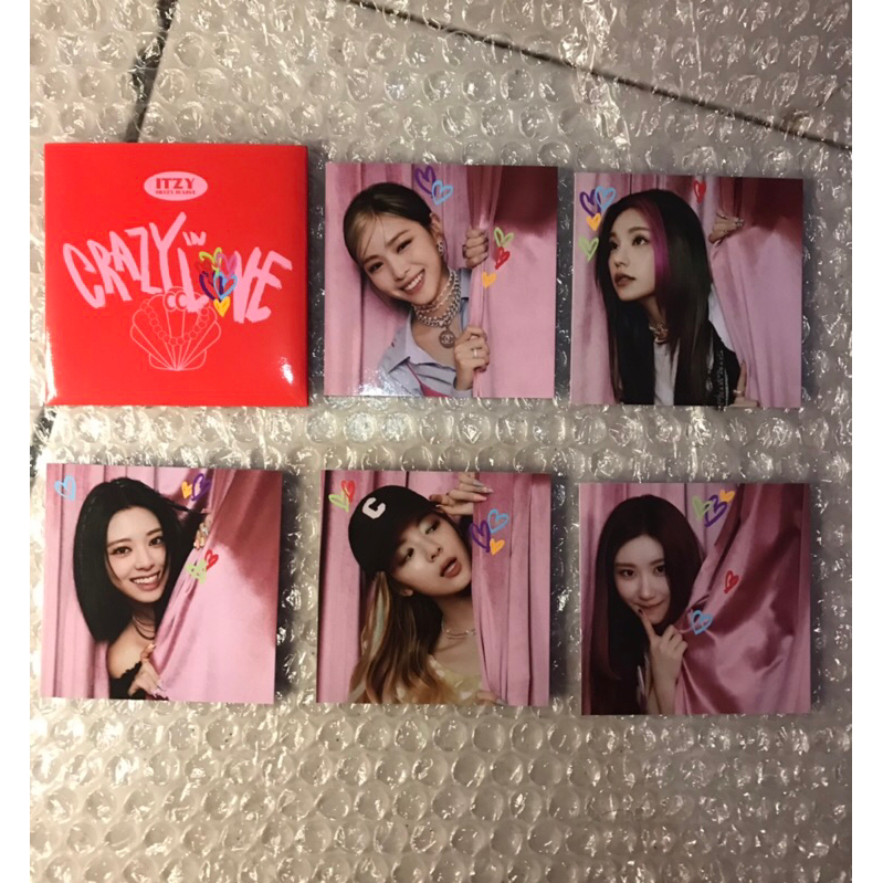 (pc) PHOTOCARD ITZY CRAZY IN LOVE SET