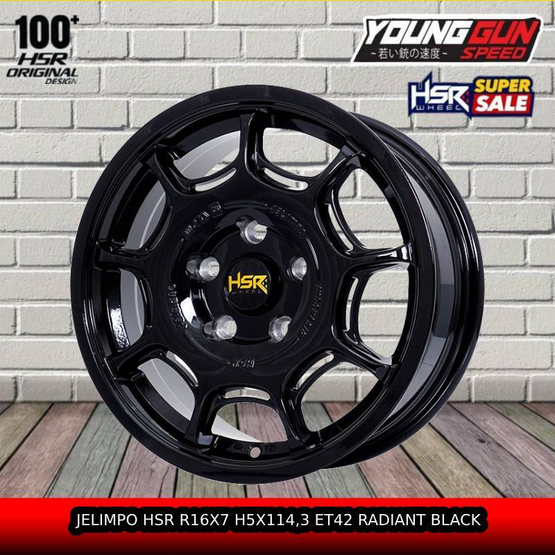 Velg Racing R16 HSR Jelimpo Velg Mobil Ring 16 Xpander Terios Rush Grand Max Luxio