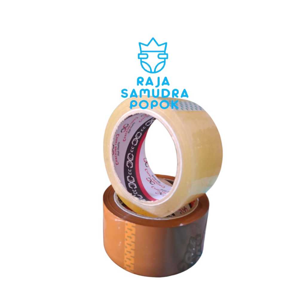 

Lakban CC TAPE Bening 45mm x 100 yard EKONOMIS
