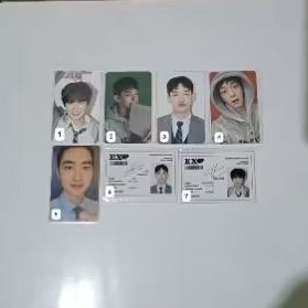 READYSTOCK PHOTOCARD OFFICIAL EXO SEASON GREETING MEDAL 2025 CHANYEOL KYUNGSOO D.O. CHEN
