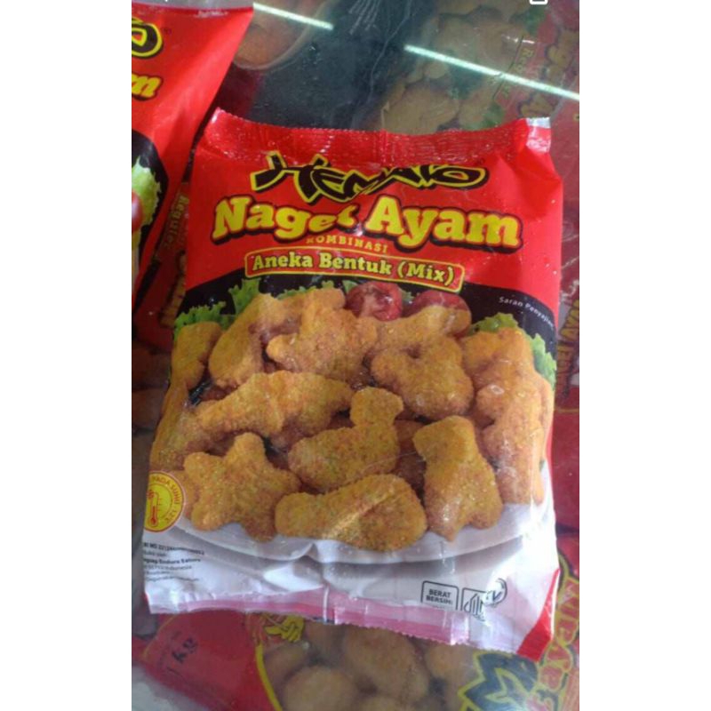 

Hemato naget ayam aneka bentuk (mix) 500 gram