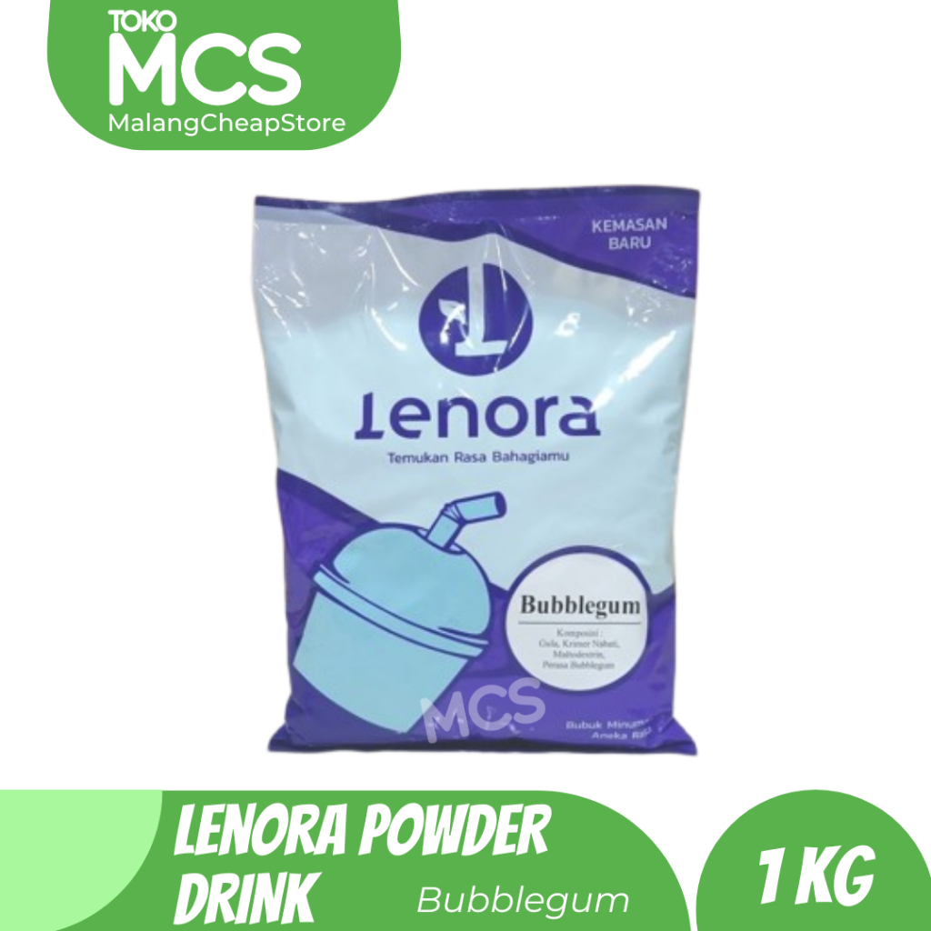 

LENORA bubuk minuman rasa BUBLLE GUM