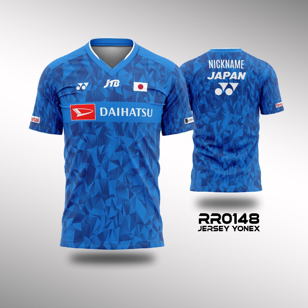 Jersey Badminton Bulutangkis Timnas Jepang 2025