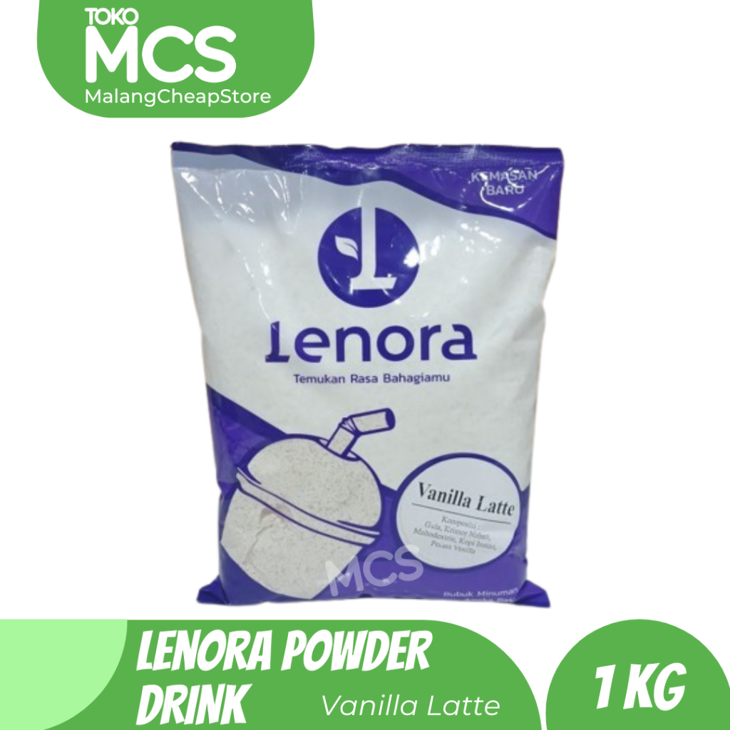 

LENORA bubuk minuman rasa VANILLA LATTE