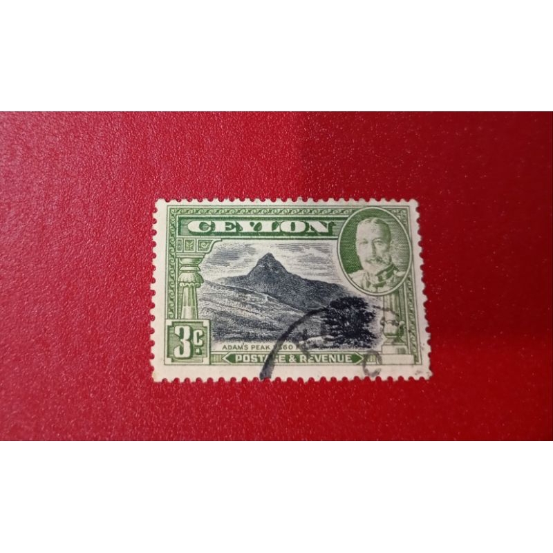 

PRANGKO CEYLON KING GEORGE V NOMINAL 3 CENT