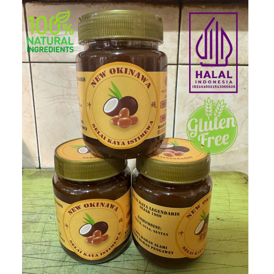 

350gr SELAI KAYA SRIKAYA NEW OKINAWA HALAL HOME MADE GLUTEN FREE KICANG BAKCANG 100% ALAMI TANPA BAHAN PENGAWET FRESH KHAS TANJUNGPINANG