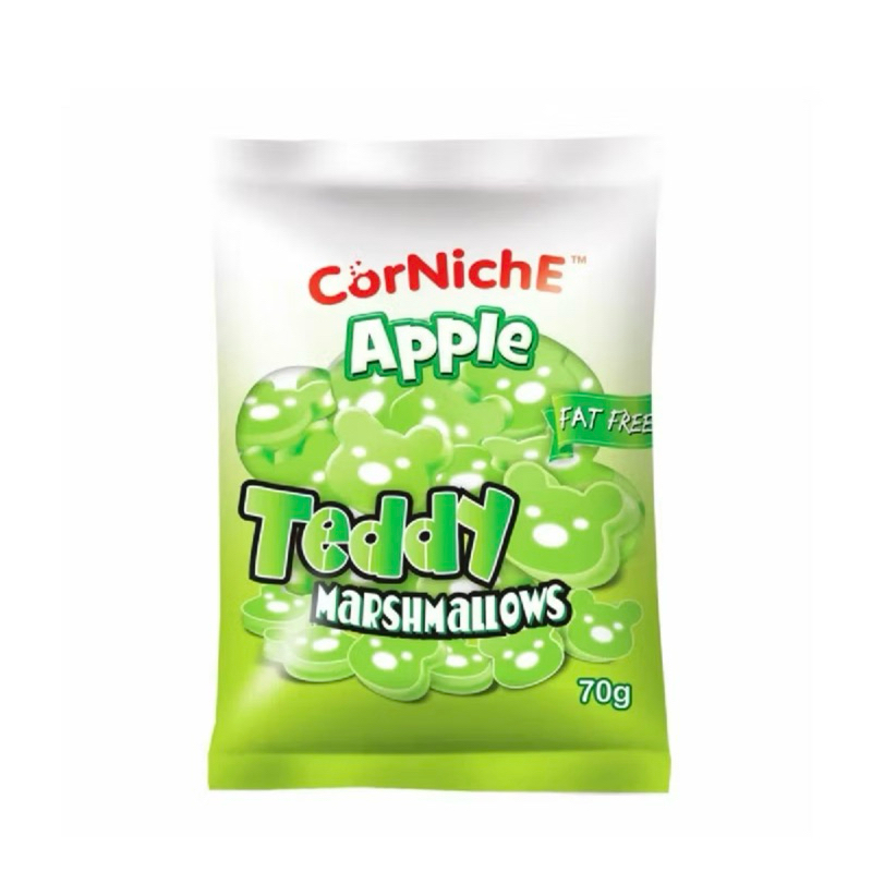 

MARSHMALLOWS APPLE CORNICHE TEDDY 70g