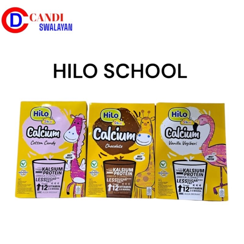 

HILO School Susu Bubuk Cokelat | Vanila Vegiberi | Cotton Candy | Bubble Gum | Honey