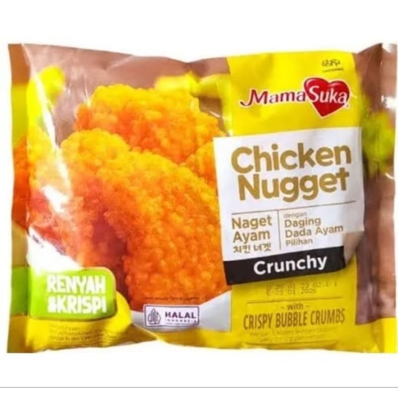 

CHIKEN NAGET CRUNCHY MAMASUKA 400 GRAM