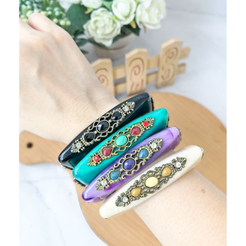 Gelang kotak giok - defect sale