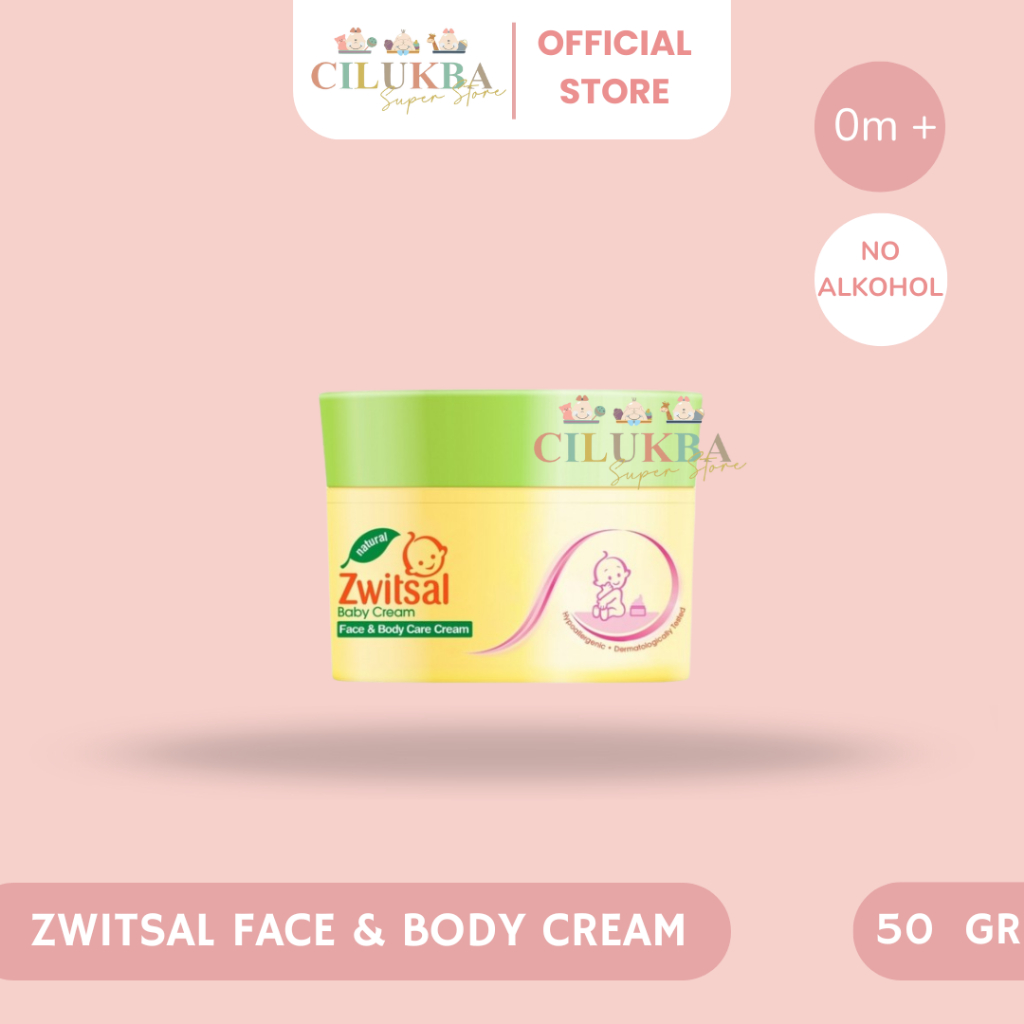 ZWITSAL BABY FACE & BODY CARE CREAM | CREAM WAJAH BAYI | LOTION BAYI | PELEMBAB KULIT BAYI