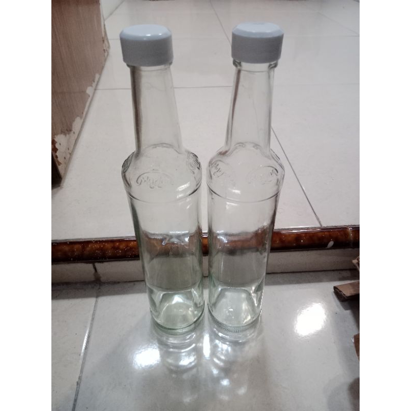 Paket 10 botol marjan 460ml.botol bekas+Tutup dalam dan luar