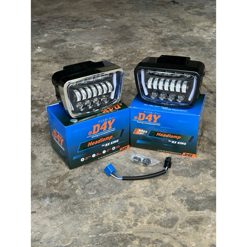 Lampu Depan RXKING RXKING NEW Lampu Daymaker RXKING RXS set Breket set