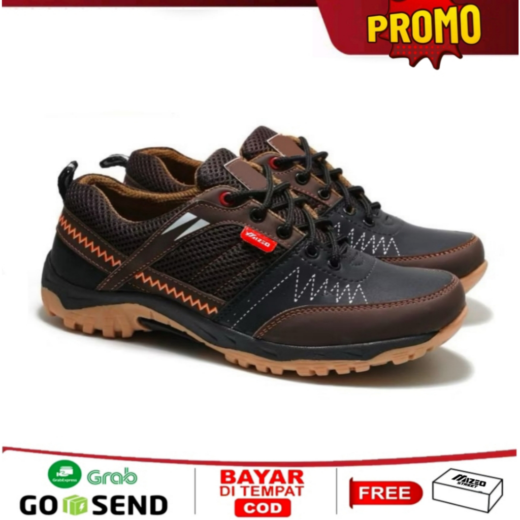 Sepatu Hiking Pria Sneakers Gunung Anti Air Outdoor Shoes / Sepatu Gunung Pria