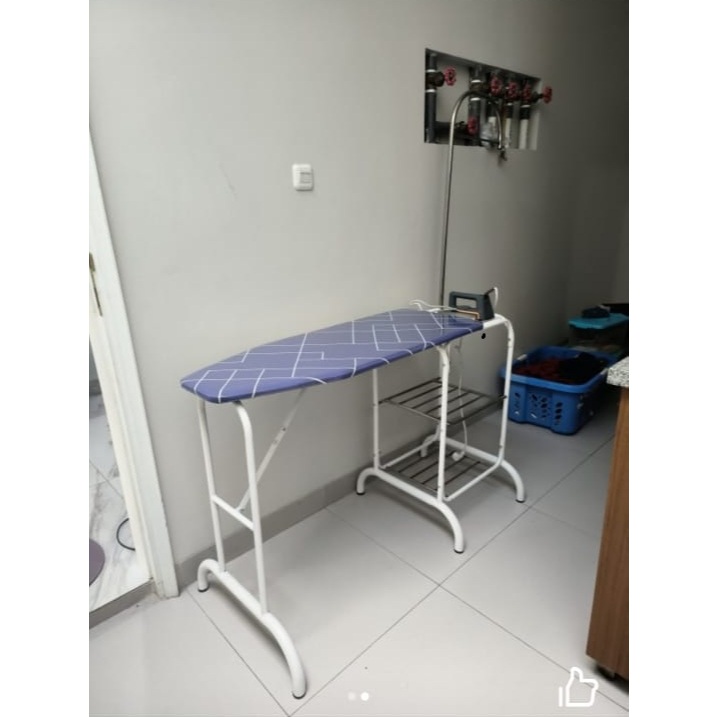 Meja Setrika Gosok Lesehan Duduk Hongkong Bina Karya Meja Gosok Alumunium Aluminium Lipat