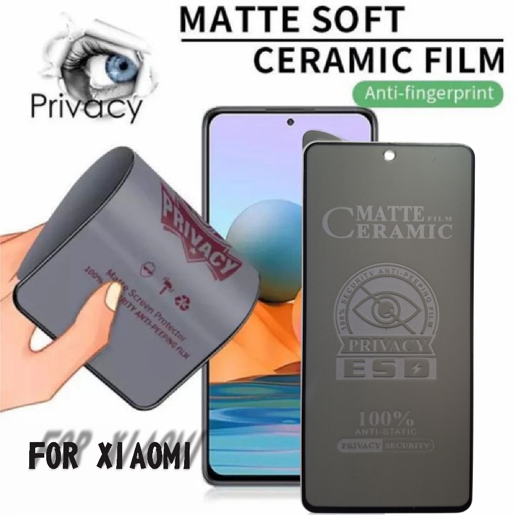 TG Ceramic SPY REDMI NOTE 4 4X 5 5PRO 5A 7 8 8PRO 9 9PRO 10 10S 10PRO 11 11S 11PRO 12 12PRO 13 13PRO