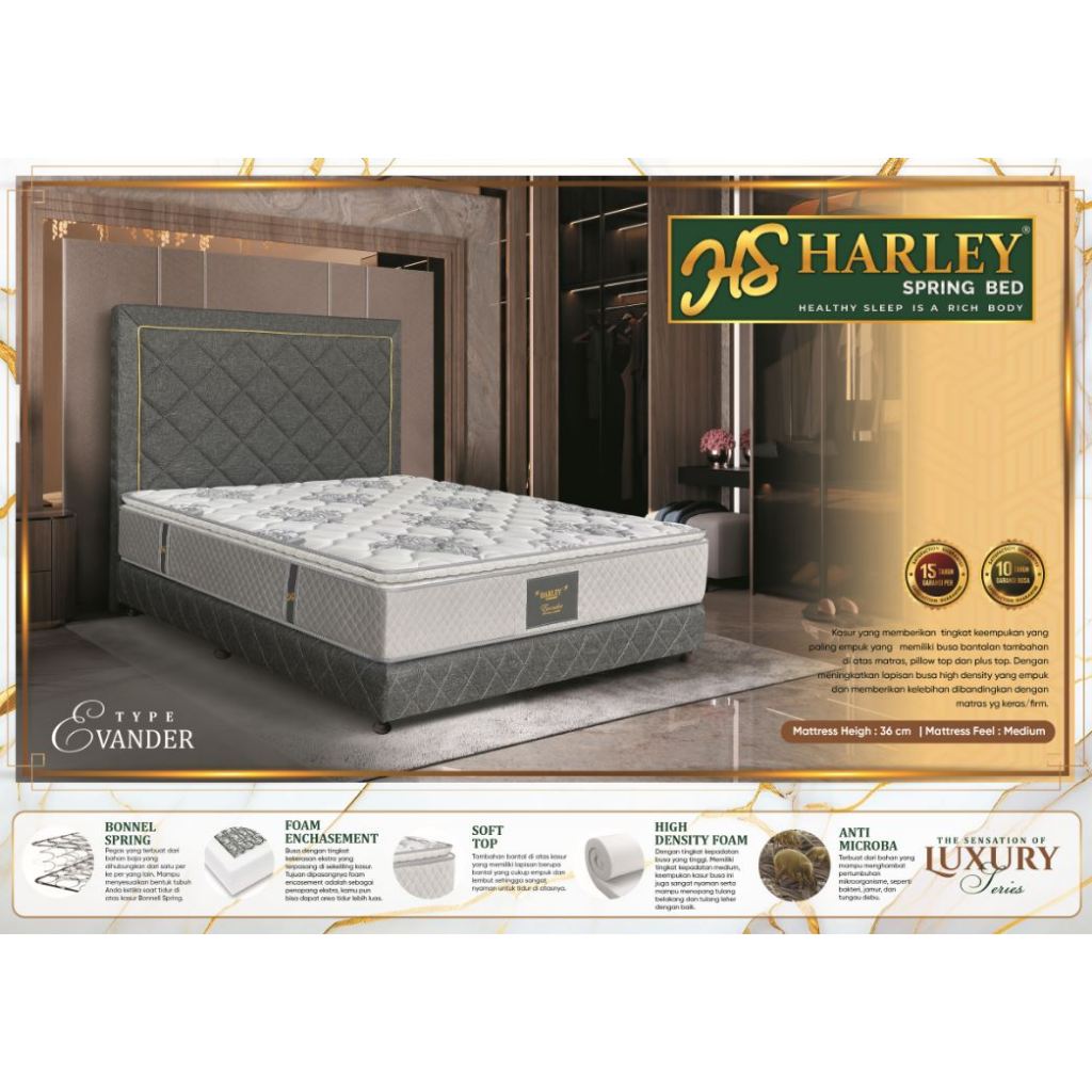 Springbed Harley Tipe Evander